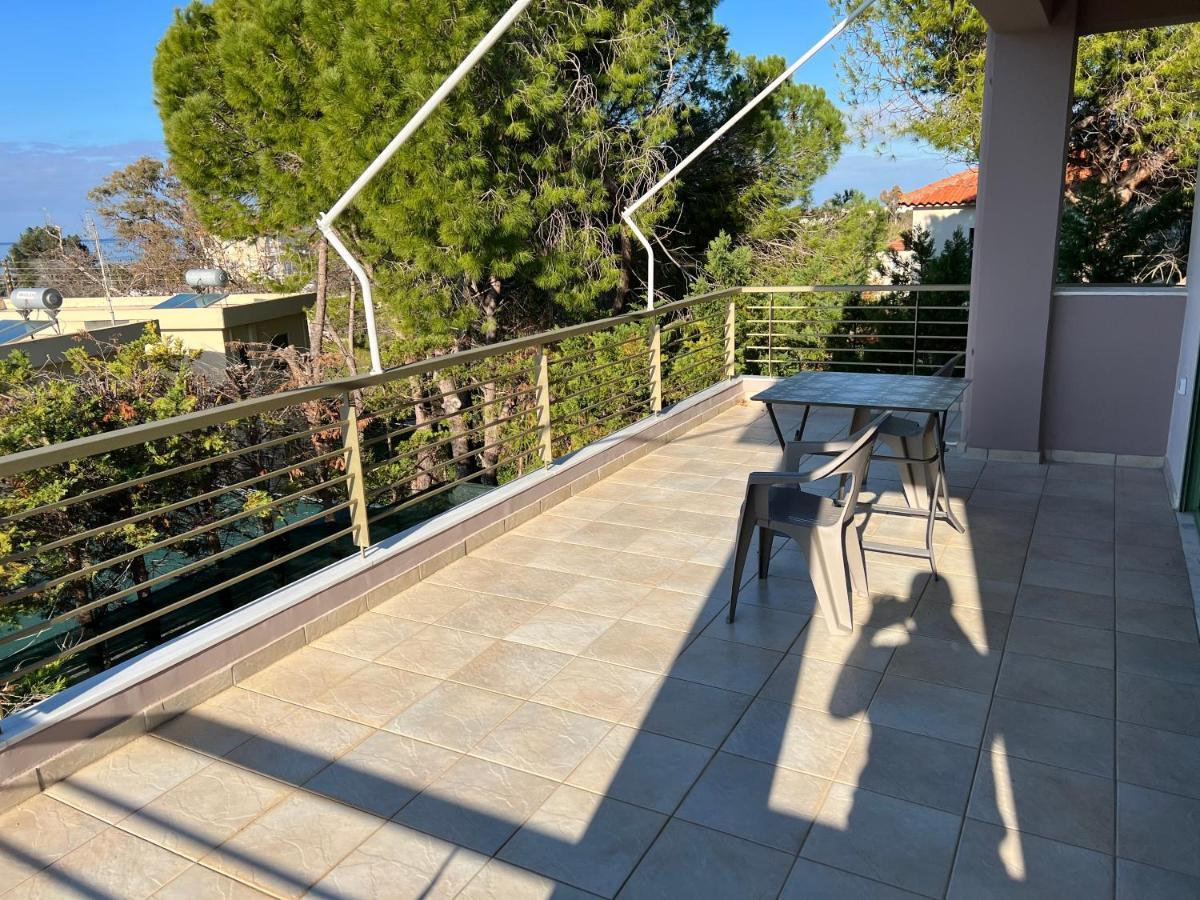 Kakovatos - Luxury Sea View Apartment “Theodora” 54M2. Dış mekan fotoğraf